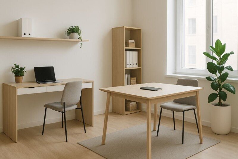 Picture of 16 Minimalist Home Office Ideas for a Clutter-Free Workspace